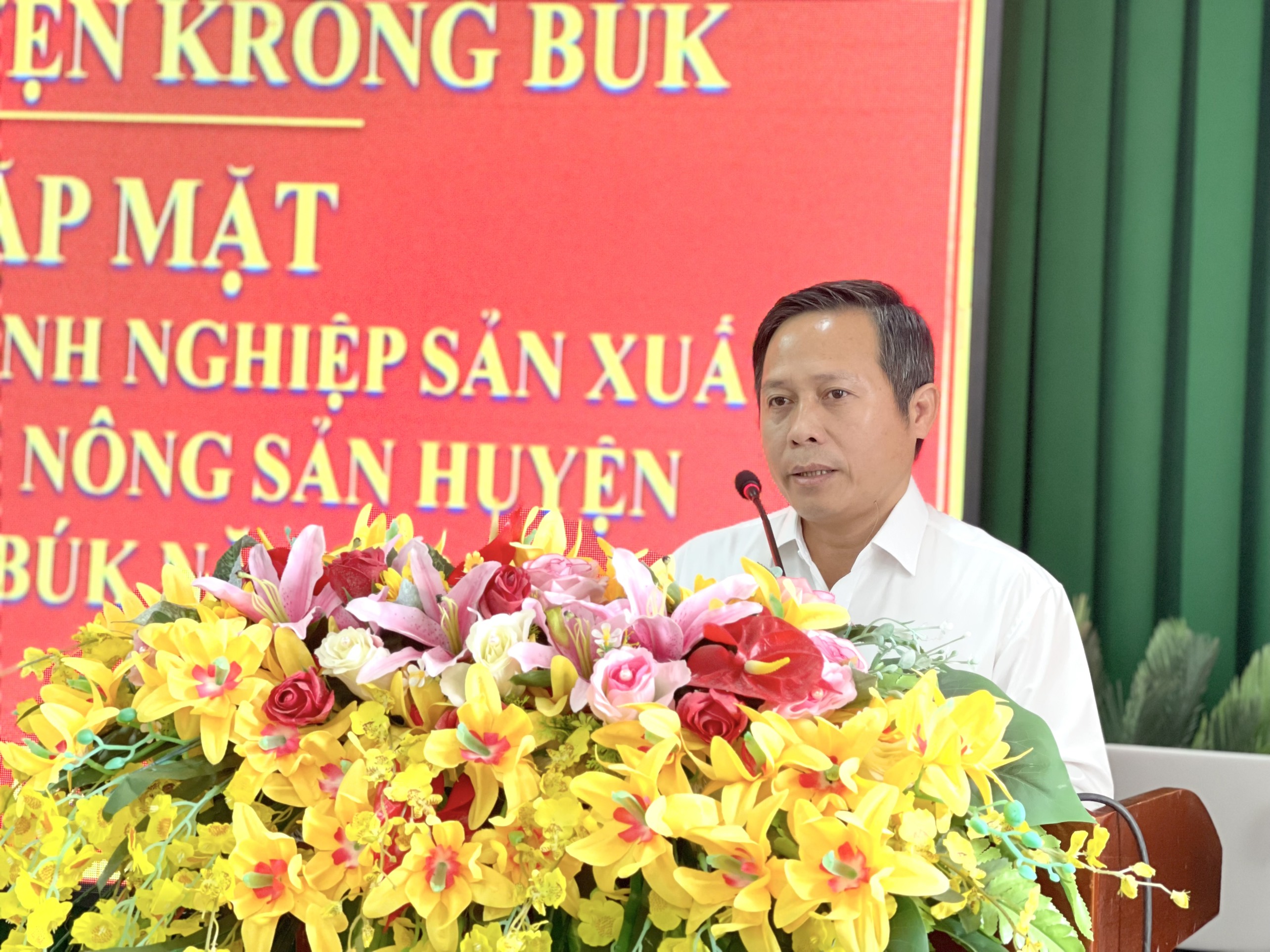 UBND huyện Krông Búk tổ chức gặp mặt nông dân, doanh nghiệp sản xuất, kinh doanh nông sản trên địa bàn huyện năm 2023