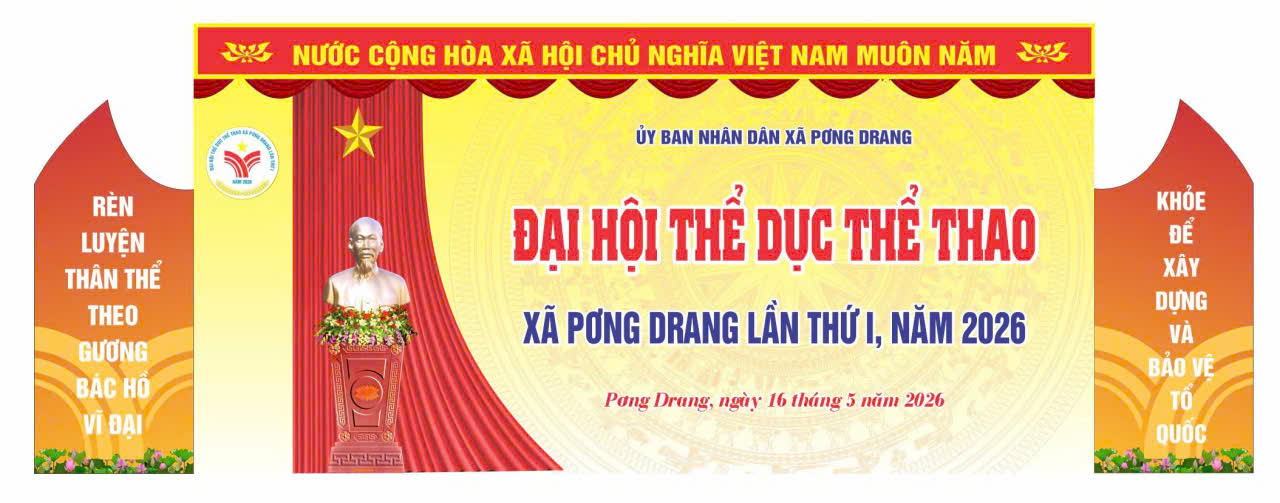XÃ PƠNG DRANG TÍCH CỰC CHUẨN BỊ TỔ CHỨC ĐẠI HỘI THỂ DỤC THỂ THAO XÃ PƠNG DRANG LẦN THỨ I NĂM 2026: NGÀY HỘI ĐOÀN KẾT, KHỎE ĐỂ XÂY DỰNG QUÊ HƯƠNG