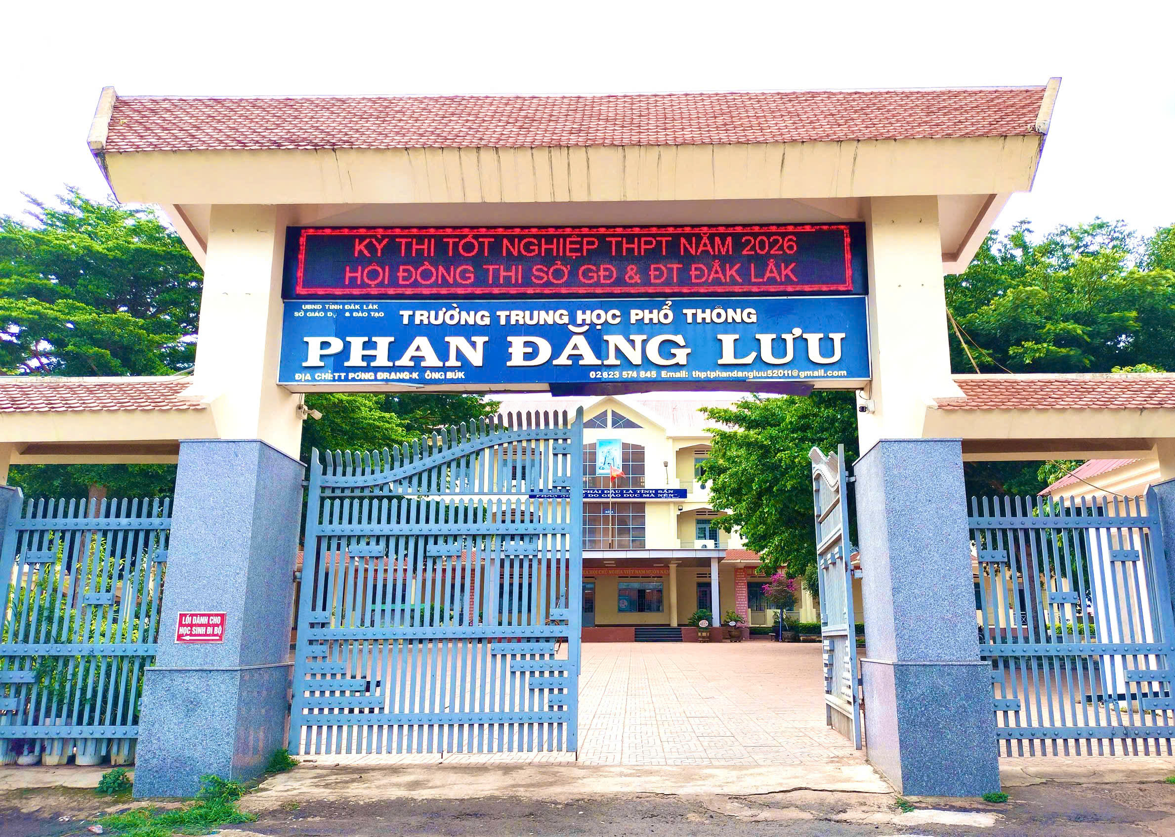 TRƯỜNG THPT PHAN ĐĂNG LƯU TẠI XÃ PƠNG DRANG SẴN SÀNG CHO KỲ THI TỐT NGHIỆP THPT NĂM 2026